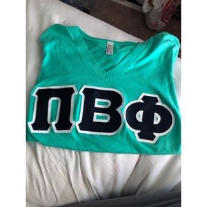 Pi Beta Phi Letters Shirt